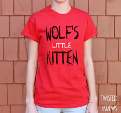 twistedskrews:  Wolf&;s Little Kitten BDSM shirt clothing