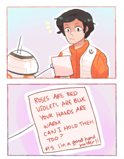 randomsplashes:  HOW TO WOO POE DAMERON: FINN STYLE continuation