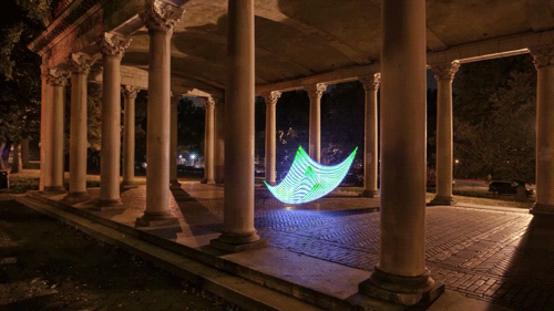 echographapp:  Light painting with Pixelstick by Bitbanger Pixelstick is a light painting tool capable of everything from photo-real renders to amazing abstract designs. And itâ€™s already raised more than 跌K!  Just testing to see if GIF reblogs work