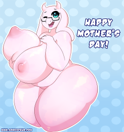 somescrub:  Happy Goat Mother’s Day   If you like my art and