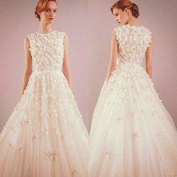 csiriano:  Love this enchanting Siriano embroidered ball gown.
