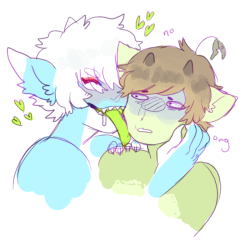 ghuro:  smallcubi feel like deon would not know how to kiss and