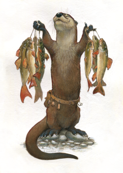 spacedyke:  rowkey: Braggart!  An otter all proud of its brook
