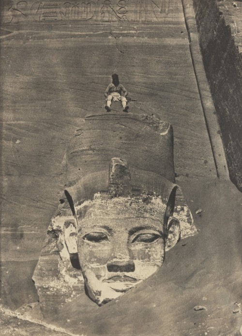 antronaut:  Maxime Du Camp - Abu Simbel, Western Colossus of