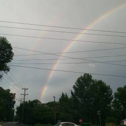 DOUBLE MUTHA FUCKIN RAINBOW MOTHER NATURE WASSUP #goddamngoddamngoddamn