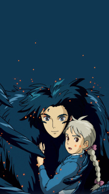 party-in-hell:  Lockscreens - Howl’s Moving CastleAnother classic