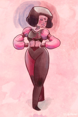 pinklikeme:  Ballet Garnet, to match Pearl! Garnet was a bit