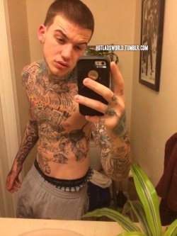 wolveschav:  Would love to fuck this lad. #lad #inked #fitlad