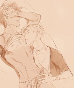 kodamacreative:   Today’s warm up sketch :))) Desert AU, Lyu