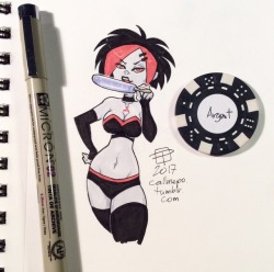 slbtumblng: callmepo: Gothsicle tiny doodle of Argent and her