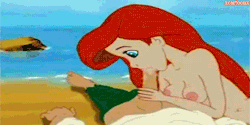 xcartoonx:  Ariel tasting the unconscious Prince Eric for the