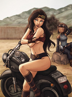 iahfy:  commish of another asami pinup based on this. It was