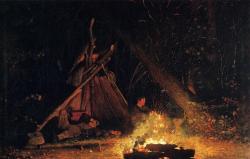 post-impressionisms:  Campfire, Winslow Homer. 