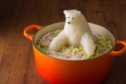 archiemcphee:  Today the Department of Delectable Daikon Art