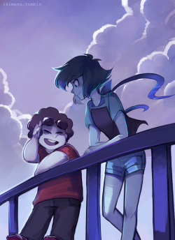 ikimaru:  somebody suggested Steven and Lapis being summer buddies