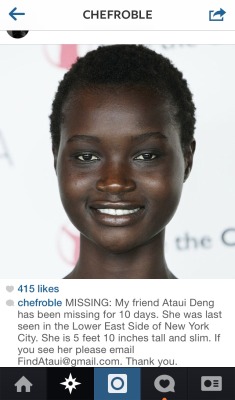 sugarbooty:  quickweaves:  basedjane:  Supermodel Ataui Deng