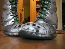memoriesofwords:  Going out tonight wearin’ the Boots of Awesome. 