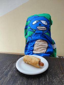 sanic why arent you eating the hot dog? don’t be a dick