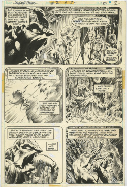 rocket-prose: Original art for Bernie Wrightson’s one-page