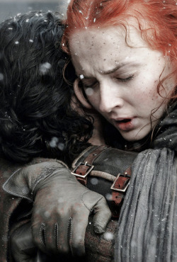 stormbornvalkyrie:    ♕ Jon and Sansa in Game of Thrones 6.04