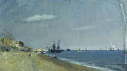 kecobe:  John Constable (British; 1776–1837)Brighton Beach,