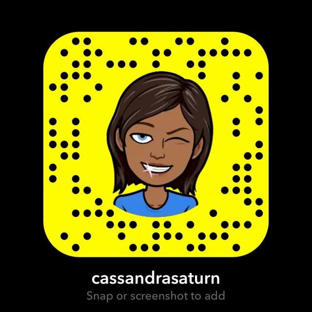 My snapchat boys and girls! ~ Cassandra Saturn