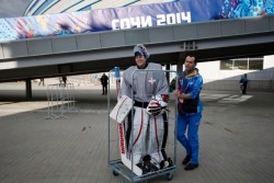 teuvoteravainens:  Team Switzerland’s hockey goaltender Florence