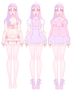 passerineart:  Outfit reference for Liling; the biggest lesbian