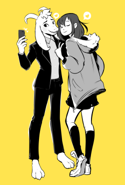 paychiri:  Please consider, Frisk and Asriel, but as young adults