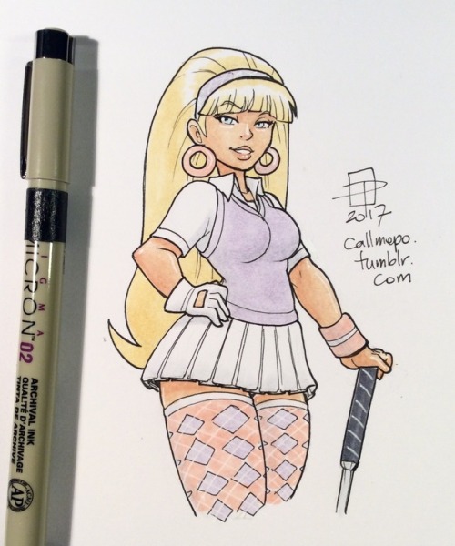 chillguydraws:  callmepo:  Been meaning to do another doodle of a thicc Pacifica (or Thiccfica) now that I finally got some new Copics.   Variation of her cute golf outfit from the mini golf episode of Gravity Falls.  It’s things like this that make