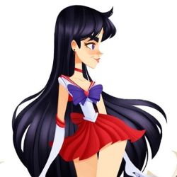 Day 2 of the 7 day art challenge and Lady Number 62 Sailor Mars!!