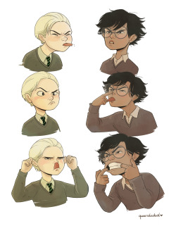 queenstardust:  To think that Harry and Draco always pulled faces