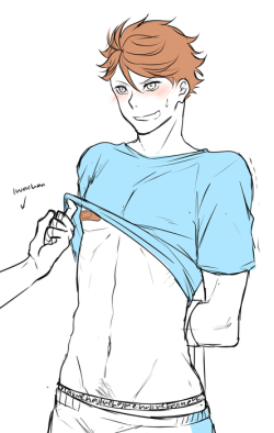 oshirikawa:  agressively worships oikawa’s oppai 