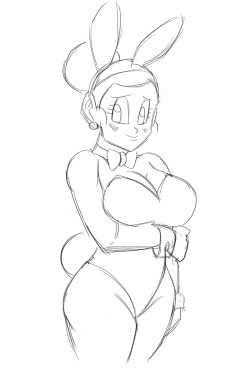 Super quick Chichi warm-up sketch.