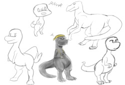 Here, enjoy some toon dinos.