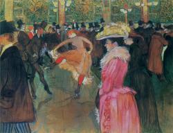 catmota:  At the Moulin Rouge, The Dance  Henri de Toulouse-Lautrec