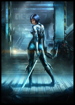 unflujodefotones:   Motoko Kusanagi by ~HYDROGEARS 