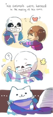 clivefpoire: A short ut comic, frisk is giving gifts for his/her