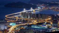 aerialandlandscapes:  Busan(over Sea of Japan/East Sea), South