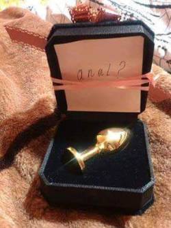 Proposing Anal. Like a boss.