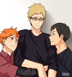 emuyh-art:  stage play redraws. donâ€™t repost! 1st (x), 2nd (x) more haikyuu stage play redraws (x) 