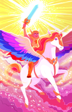 om-nom-berries:  Since She Ra is back, I finally sat down to