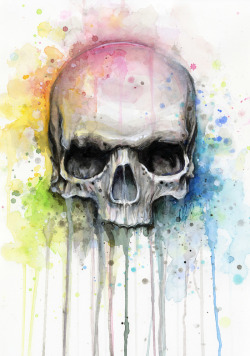 artagainstsociety:  Skull by Olechka