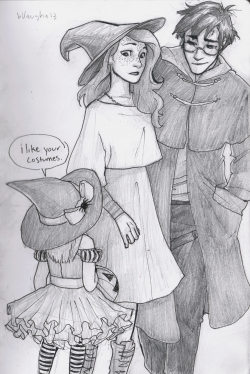 spookyburdge:  harry and ginny unwittingly find themselves in