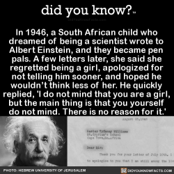 did-you-know:  In 1946, a South African child who  dreamed of