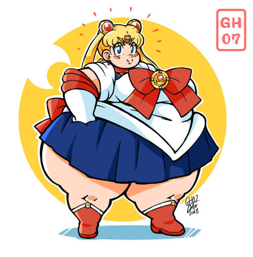 bigcutebutt:   Plump Sailor Moon by GH07
