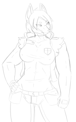 munkeesgomu:  STRONK DOG KNIGHT LADYI don’t have a name for