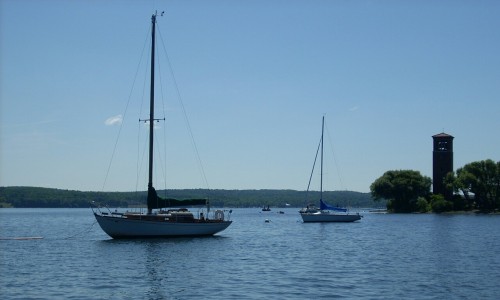 sailstead:  #Chautauqua Lake  That’s my dad’s boat on the left.