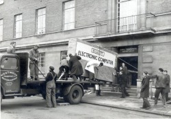 historicaltimes:  Computer deliver for the City Treasurer’s