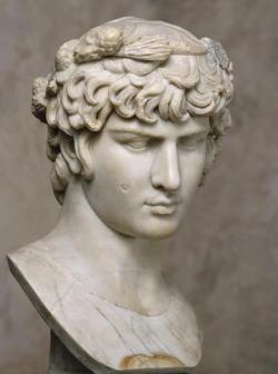 theancientwayoflife:~ Portrait of Antinous as Dionysius. Place: